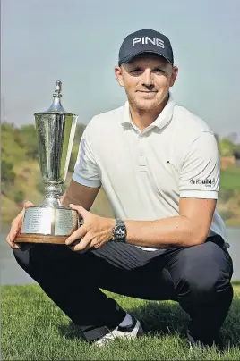  ?? AFP PHOTO ?? Matt Wallace of England got his second victory on the European Tour.