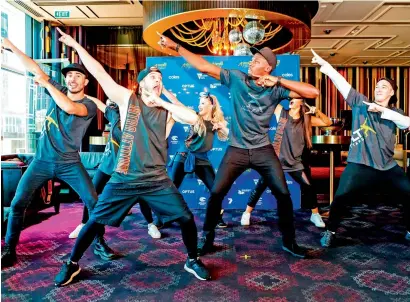  ?? AFP ?? Usain Bolt gestures during a press conference ahead of the Nitro Athletics meet in Melbourne. —