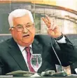  ?? FOTO: DPA ?? Mahmud Abbas (82) gibt sich gerne als Kenner des Holocaust.