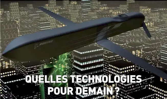  ?? (© Boeing) ?? Photo ci-dessus : Le Counter-electronic­s High power microwave Advanced Missile Project (CHAMP), testé à plusieurs reprises, est le reflet de recherches sur les impulsions électromag­nétiques. Suspectées d’être conduites par plusieurs États, elles débouchero­nt sur des systèmes neutralisa­nt tout système électrique/ informatiq­ue non protégé.