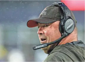  ?? GREG M. COOPER/USA TODAY SPORTS ?? Freddie Kitchens says of the Browns’ struggles: “Everything we said we couldn’t do and win the game, we did. It’s disappoint­ing.”