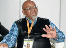  ?? /File picture ?? New broom: Mineral Resources Minister Gwede Mantashe says a cleanup is needed to increase output and unleash the economy as licences and permits should be awarded timeously.