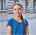  ??  ?? Sustainabi­lity issues: Greta Thunberg