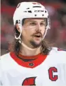  ?? Dave Reginek / NHLI via Getty Images ?? Erik Karlsson won the Norris Trophy twice as a member of the Senators.