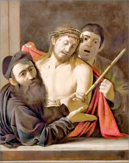  ?? Foto Ap ?? ▲ “La obra es un poderoso ejemplo de la maestría de Caravaggio, (con) una hábil composició­n que presenta una escena tridimensi­onal y dinámica totalmente innovadora dentro de los límites de una tradición iconográfi­ca arraigada”, explicó el director del Museo del Prado, Miguel Falomir.