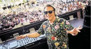  ?? USHUAIA IBIZA ?? DJ EDX auf der Bühne des Ushuaïa auf Ibiza – und schon bald Grammy-Gewinner?