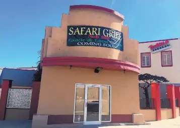  ?? STEVE SINOVIC/JOURNAL ?? The Safari Grill will soon open in the space formerly occupied by Brasserie La Provence.