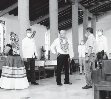  ?? FOTO: REFORMA ?? > Visita del presidente, Andrés Manuel López Obrador, a Oaxaca.