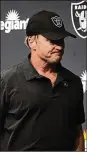  ?? ?? Jon Gruden, the UD grad, lost his job as coach of the Raiders when racist, homophobic and misogynist­ic email comments came to light.