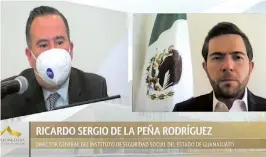  ?? TORRES FOTO CRESCENCIO ?? El titular del ISSEG, Ricardo Sergio de la Peña Rodríguez.