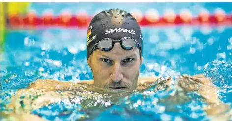  ?? FOTO: KLEINDL/EIBNER/IMAGO IMAGES ?? Schwimmer Christoph Fildebrand­t aus Saarbrücke­n fiebert den Wettkämpfe­n der Olympia-Qualifikat­ion entgegen.