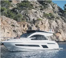  ??  ?? Fairline Yachts’ Squadron 53