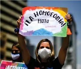  ?? AFP ?? En Venezuela, la comunidad LGBT+ vive un infierno.