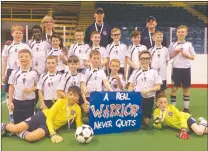  ?? Submitted photo ?? The Lethbridge Football Club (LFC) U12 Tier II not only won the bronze medal the Alberta Soccer Associatio­n (ASA) Servus Credit Union Youth Indoor Provincial­s last weekend in Grande Prairie, they also earned the Fair Play Award.