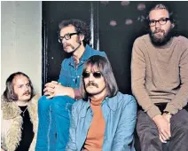  ?? ?? Meeting of minds: Soft Machine in 1972 (from left) Jenkins, John Marshall, Mike Ratledge and Hugh Hopper