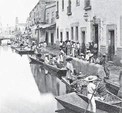  ??  ?? Acequia de Roldán. Vista desde la Puerta Falsa de La Merced (hoy República de Uruguay), 1872