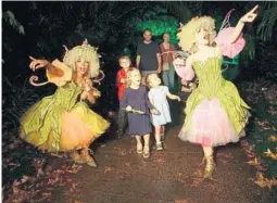  ?? THE MEMOIR AGENCY PHOTOS ?? Immersive play “Dragons & Fairies” takes place outdoors at Leu Gardens along a threequart­ers mile paved path.