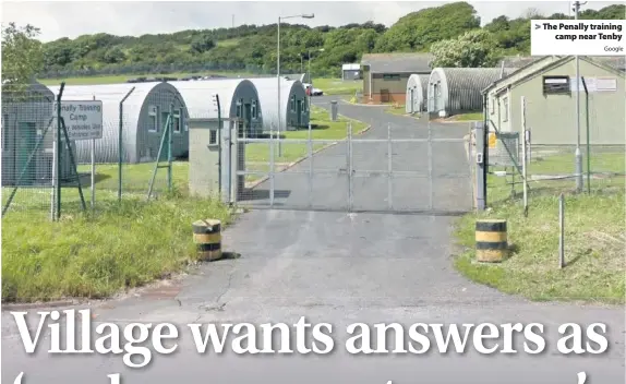  ?? Google ?? The Penally training camp near Tenby