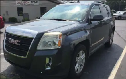  ?? SUBMITTED PHOTO ?? The Chester County District Attorney’s Office and West Fallowfiel­d Police Department are investigat­ing a homicide that occurred on Thursday evening. Police are searching for the victim’s car, a dark colored GMC Terrain SUV, PA license plate number JPG-5878.