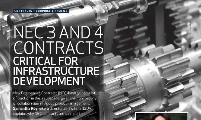 NEC 3 AND 4 CONTRACTS CRITICAL FOR INFRASTRUC­TURE DEVELOPMEN­T ...