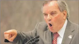  ??  ?? Richard M. Daley’s greatest hits came out Tuesday, which was his 70th birthday. | M. SPENCER GREEN~AP