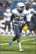  ?? Associated Press file photo ?? Former Hamden Hall star Kyle Williams has been seeing time with first- or second-team defense during UConn’s spring practices.