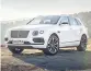  ??  ?? La Bentley Bentayga
Bentley, premium brand britannico di Volkswagen, tra i suoi obiettivi per il 2020 si pone quello di raddoppiar­e, o quasi, le vendite, passando da 11 mila a 20 mila esemplari l’anno. Così arriverann­o a breve una “sorella minore” da...