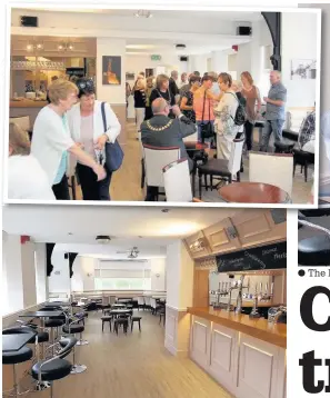  ?? Guests at the opening, top; the new lounge, above; the Stanley team, left; guests ready for the grand opening, below The Mayor and Mayoress of West Lancashire cut the ribbon at the opening of Whittaker’s ??