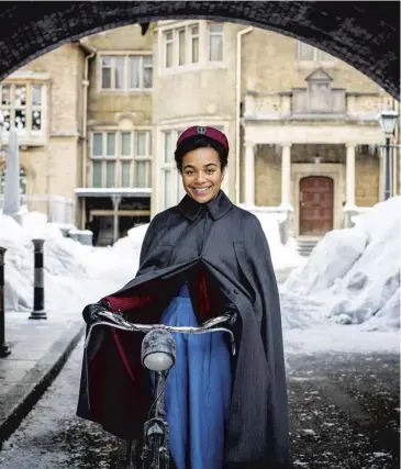  ??  ?? Leonie Elliott joins Call The Midwife as Lucille Anderson, main; Tom Kerridge, inset