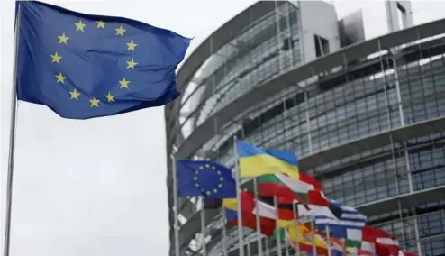  ?? ?? Le siège du Parlement européen à Strasbourg.