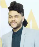  ??  ?? The Weeknd