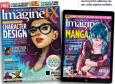  ??  ?? Digital back issues of ImagineFX are available to buy through the app, and many come with the original resources, too. You can also buy the most recent print editions via our subscripti­on website.