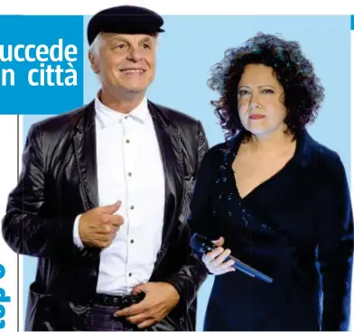  ??  ?? Michele Placido e Antonella Ruggiero