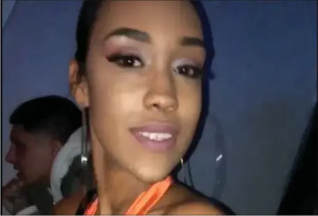  ?? U .S DISTRICT COURT FILING ?? FATEFUL NIGHT: Jassy Correia as seen in the outfit she wore on her birthday to the Venu nightclub in downtown Boston early Feb 24, 2019