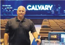  ?? ADOLPHE PIERRE-LOUIS/JOURNAL ?? Vince Harrison, a former Albuquerqu­e Police Department officer now in charge of security at Albuquerqu­e’s Calvary Church, will be among those presenting programs at the Place of Worship Threat Survival Conference Saturday, Oct. 20, at Calvary Church.
