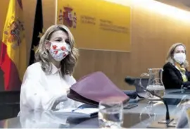  ?? Photos: Moncloa ?? Minister for work Yolanda Díaz