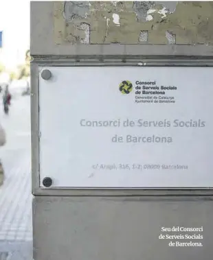  ?? Zowy Voeten ?? Seu del Consorci de Serveis Socials de Barcelona.