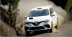  ?? ?? Renault has been clocking up the miles on its Rally3 Clio