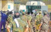  ??  ?? Bodies of Maoists, who were killed by security forces, being taken for postmortem at Gadchiroli in Maharashtr­a. PTI FILE