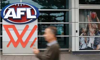  ?? Photograph: Darrian Traynor/Getty Images ?? The boss of the AFL Players Associatio­n said secret illicit drug testing had occurred for ‘less than a handful’ of players in his time.