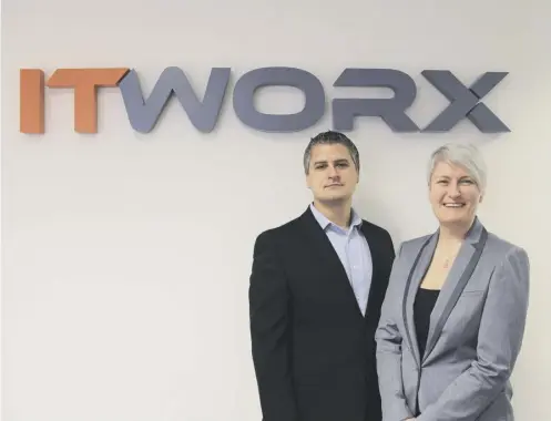  ??  ?? 0 Establishe­d in 2010 by Philip Mowatt and Jill Ross, Itworx is base in Aberdeen and has recently expanded into Dundee and Angus
