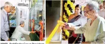  ??  ?? Mmbl-pathfinder Group President Neiliya Perera performs first transactio­n Mmbl-pathfinder Group President Neiliya Perera inaugurate­s Pathfinder Money project