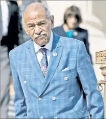  ??  ?? MICH.CHIEF MAKER: Michigan Dem John Conyers allegedly wanted sexual favors from his female staffers.