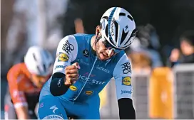  ?? FOTO ?? Fernando Gaviria quiere enseñar su potencial en el duro trazado del Giro de Italia. Dice estar listo.