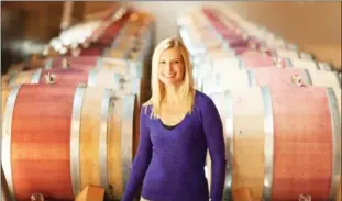  ?? Special to The Okanagan Weekend ?? Sandy Leier is the new winemaker at Kelowna’s Sandhill Wines