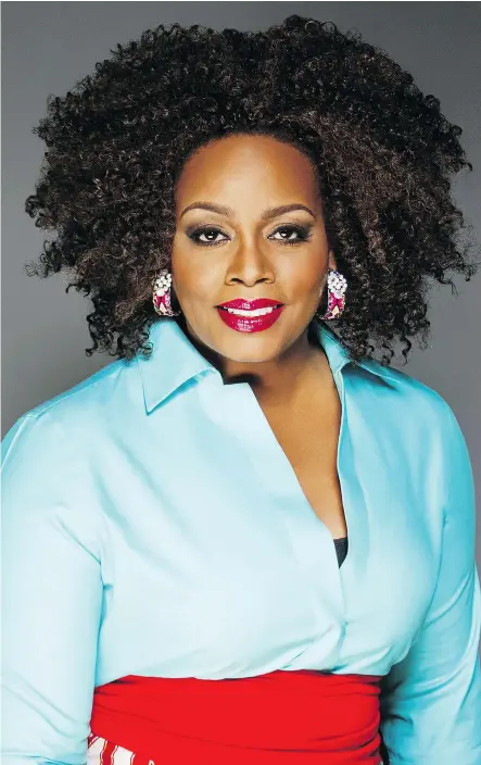  ??  ?? Dianne Reeves says she is influenced by the era she grew up in, when the Civil Rights movement was taking hold and many protested the Vietnam War.