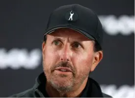  ?? FOTO: STEVEN PASTON AP/TT ?? ■
Phil Mickelson bekräftar att han kommer spela nästa veckas US Open. TT