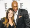  ?? ASSOCIATED PRESS ARCHIVES ?? Lamar Odom, with estranged wife Khloe Kardashian, was the top search topic for 2015.