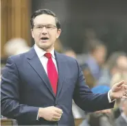  ?? ADRIAN WYLD / THE CANADIAN PRESS ?? Conservati­ve Leader Pierre Poilievre endorses supplying “zero emission nuclear technology that can supply
electricit­y to Canadians from coast to coast.”