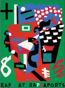 ?? Hirshhorn Museum and Sculpture Garden, Smithsonia­n Institutio­n ?? Rapt at Rappaport’s, from 1951-52, is an oil on canvas by Stuart Davis.